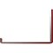 Ekena Millwork Steel Hanging Shelf Bracket, Hammered Bright Red 2"W x 10"D x 6 1/2"H BKTM02X10X06HSHRE - alternate 2